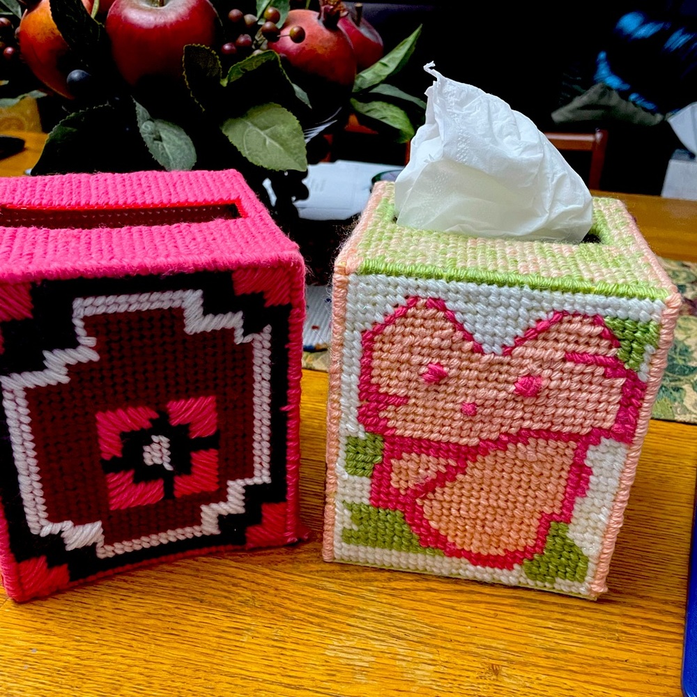 Tissue box covers